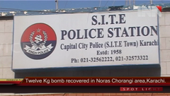 Karachi- Bomb Recovered at Norus Chowrangi.