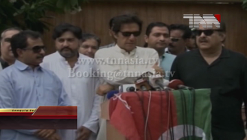 Karachi- PTI Chairman Imran Khan Media Talk
