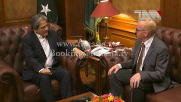 Karachi- Governor Sindh meets Consul General of Switzerland