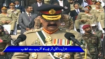 Rawalpindi- Former COAS General(r)Raheel Sharif addresses to Change of Command Ceremony 