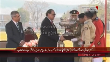 Hasan Abdal- President Mamnoon Hussain addresses in Hasan Abdal Cadet College