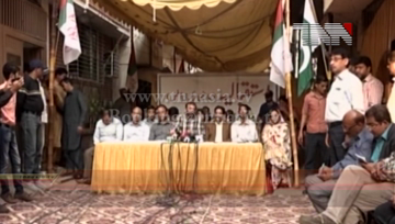 Karachi- MQM Pakistan Chief Farooq Sattar Press Conference