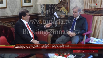 Lahore- CM Punjab Shahbaz Sharif meets PML(N) Leader Hanif Abbasi
