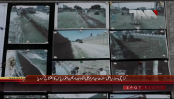 Karachi- CM Sindh Syed Murad Ali Shah Inaugrates Sadequain Underpass