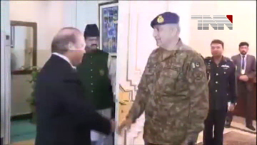 Islamabad- PM Nawaz Sharif meets COAS General Qamar Javed Bajwa