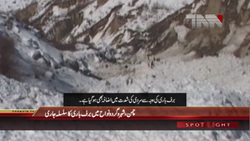 Chaman- Snowfall continuous