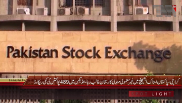 Karachi- Pakistan stock exchange sees bearish sentiment, 100 index declines by 489 Points