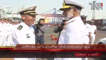 Karachi- CNS Muhammad Zakaullah visits different Ships