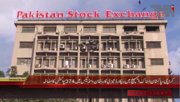 Karachi- Pakistan Stock Exchange witnesses bullish sentiment,100 Index rises by 374 points