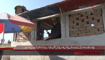 Peshawar- Police Search Operation, 12 Suspects in Police Custody