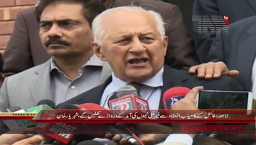 Lahore- Chairman PCB Shahryar Khan and Chairman PSL Najam Sethi Media Talk