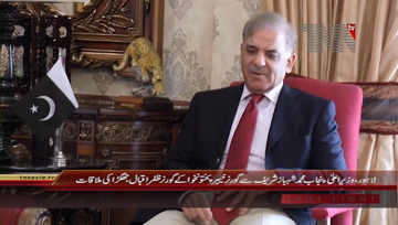 Lahore- CM Punjab Shahbaz Sharif meeting with Governor KPK Zafar Iqbal Jhagra