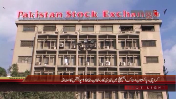 karachi- Pakistan Stock Exchange,100 Index rises by 192 Points