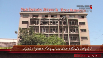 Karachi- Pakistan Stock Exchange, 100 Index Declines by 250 Points