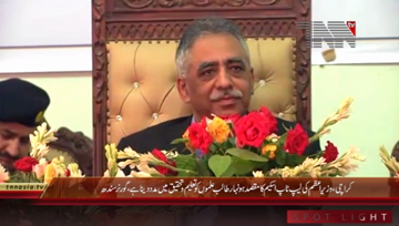 Karachi- Governor Sindh Muhammad Zubair addresses Laptop Distribution Ceremony