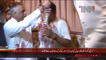 Karachi- Governor Sindh Muhammad Zubair reached Sarfaraz Ahmed Residence
