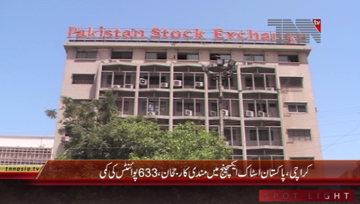 Karachi- Pakistan Stock Exchange, 100 Index declines by 633 Points 