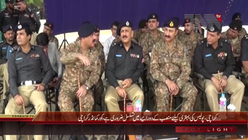 Karachi- Corps Commandor Karachi visits Malir Garrision Police Center
