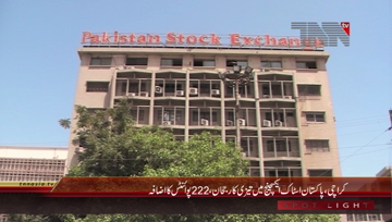 Karachi- Pakistan Stock Exchange, 100 Index rises by 222 Points