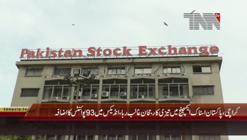 Karachi- Pakistan Stock Exchange, 100 Index rises by 93 Points