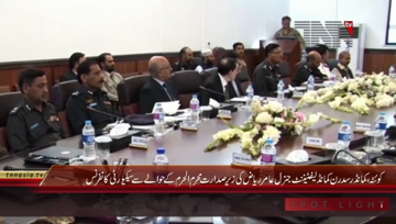 Quetta- Commander Southern Command Lt General Aamir Riaz chairs Meeting regarding Moharam