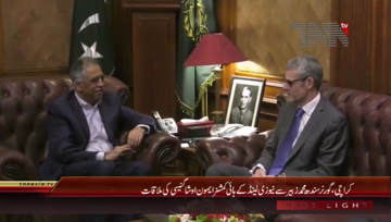 Karachi- Governor Sindh meets New Zealand High Commisioner Eammone O Shaughnessy
