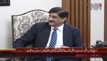 Karachi- CM Sindh meets Denmark Ambassador Rolf Holmoboe
