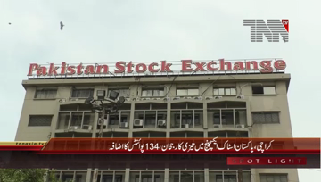 Karachi- Pakistan Stock Exchange, 100 Index rises by 134 Points