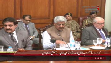 Quetta- PM Shahid Khaqan Abbasi chairs Meeting
