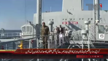Karachi- PM Shahid Khaqan Abbasi reviews Pakistan Navy Operational Exercises