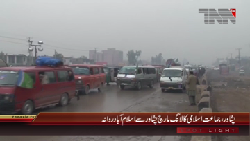 Peshawar- Jamaat Islami Long March Against FCR