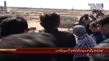 Hyderabad- CM Sindh Syed Murad Ali Shah visits Jamshoro Bridge and Media Talk
