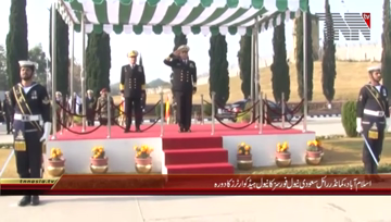 Islamabad- Commander Royal Saudi Naval Forces, Vice Admiral Fahad Bin Abdullah Al Ghofaily visited Naval Headquarters