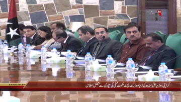 Karachi- CM Sindh Syed Murad Ali Shah chairs meeting regarding Budget 2018

