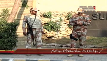 Karachi- PPP Dr Asim Media Talk

