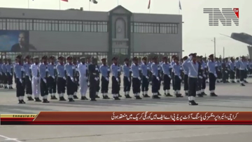 Karachi- Passing Out Parade of Aero Apprentices held at PAF Base, Korangi Creek