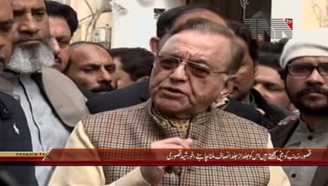Kasur- PTI Leader Khursheed Kasuri Media Talk