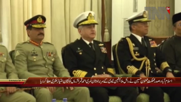 Islamabad- President Mamnoon Confers Nishan-e-Imtiaz upon Chief Royal Malaysian Navy