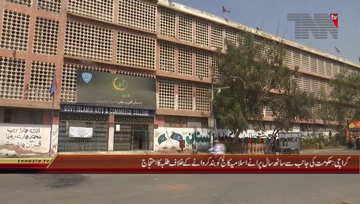 Karachi- Islamia College Students Protest

