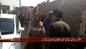 Muzaffargarh- Ayesha Gulalai reached Jamashed Dasti Residence