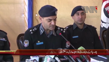 Peshawar- CCPO Peshawar Tahir Khan Press Conference