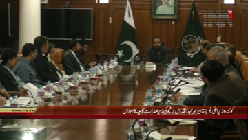 Quetta- CM Balochistan chairs High Level Meeting of Cabinet

