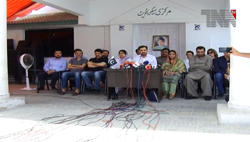 Karachi- Chairman PSP Syed Mustafa Kamal Press Conference
