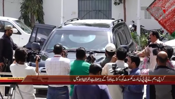 Karachi- PTI Leader Imran Ismail Media Talk