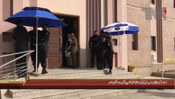 Islamabad- PML N Captain (r) Safdar Media talk