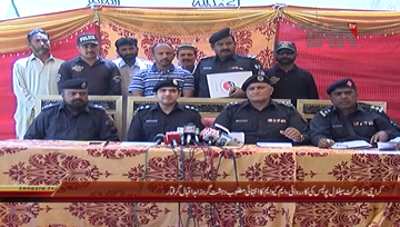 Karachi- SSP Central Dr,Rizwan Press Conference