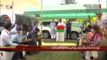 Karachi- Chairman MQM H Afaq Ahmad Press Conference