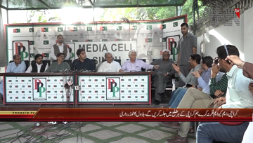 Karachi- Chairman PPP Bilawal Bhutto Zardari Press Conference