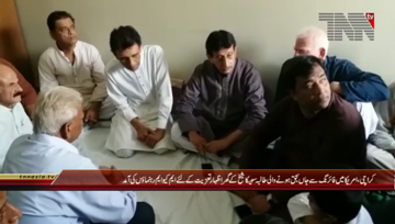 Karachi- MQM Delegation Visits Sabeeka Home