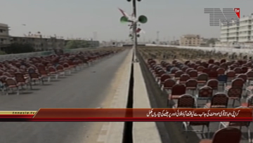 Karachi- MQM H Jalsa Preparation